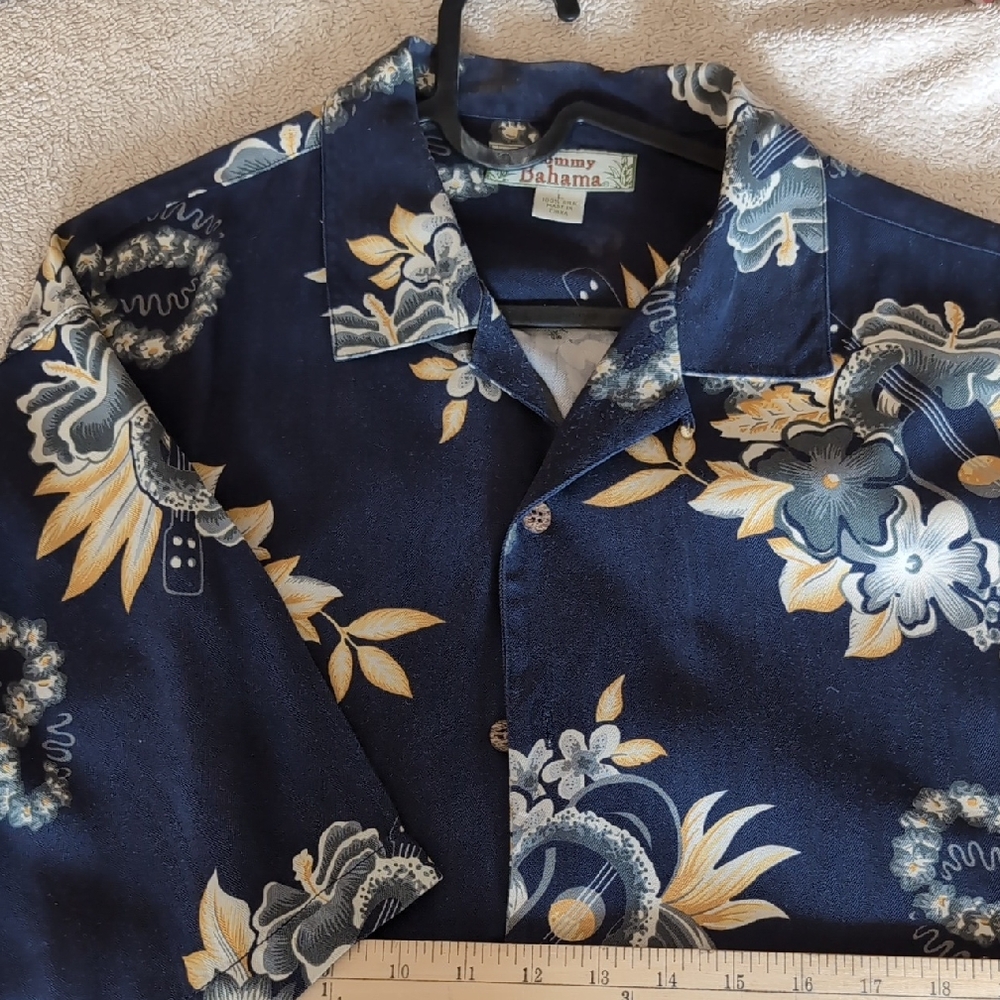 Tommy Bahama Dark Blue Floral Shirt